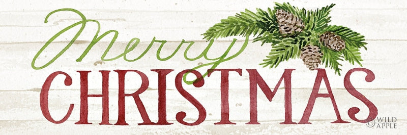 Reproduction of Holiday Sayings II on Wood Whitewash v2 by Kathleen Parr McKenna - Wall Decor Art