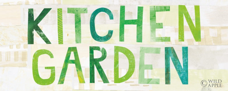 Reproduction of Kitchen Garden Cream Sign I by Melissa Averinos - Wall Decor Art