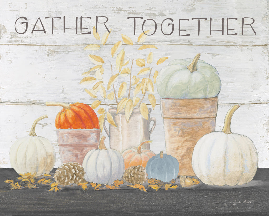 Reproduction of Beautiful Bounty - Gather Together by James Wiens - Wall Decor Art