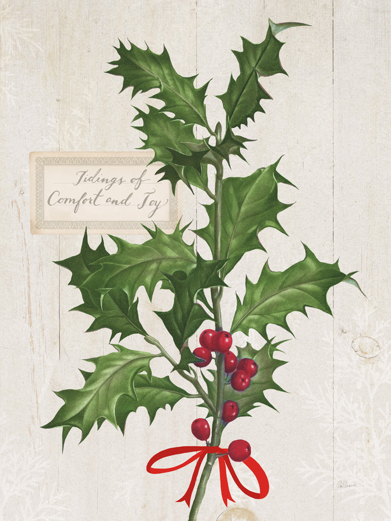 Reproduction of Joyful Tidings VI on Wood by Sue Schlabach - Wall Decor Art