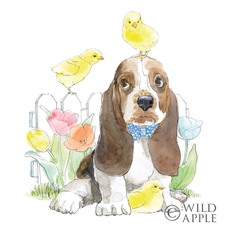 Reproduction of Easter Pups V by Beth Grove - Wall Decor Art