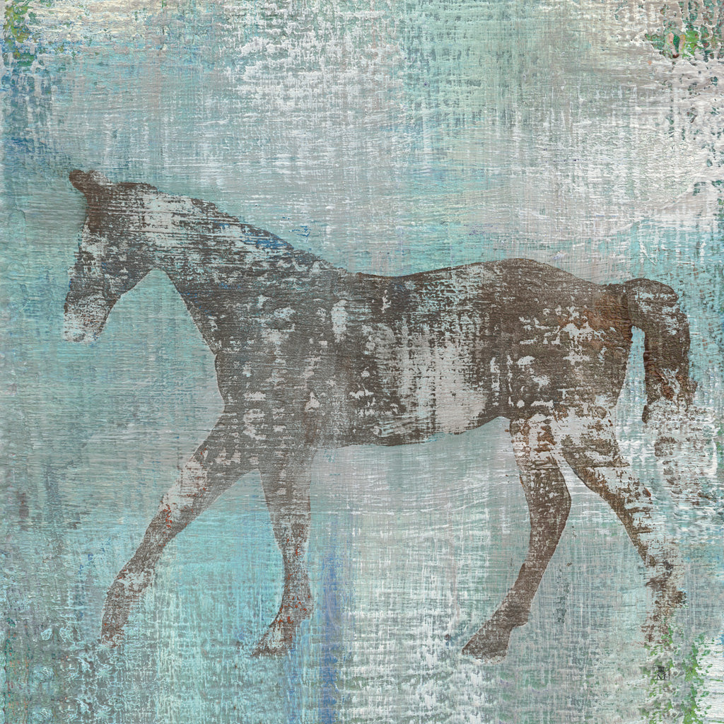 Reproduction of Cheval I Flipped Brown by Studio Mousseau - Wall Decor Art