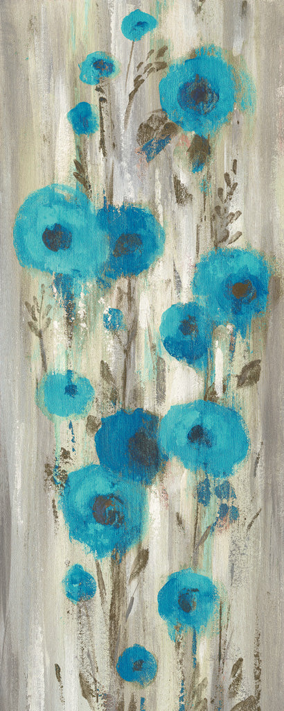 Reproduction of Roadside Flowers II Blue Crop by Silvia Vassileva - Wall Decor Art