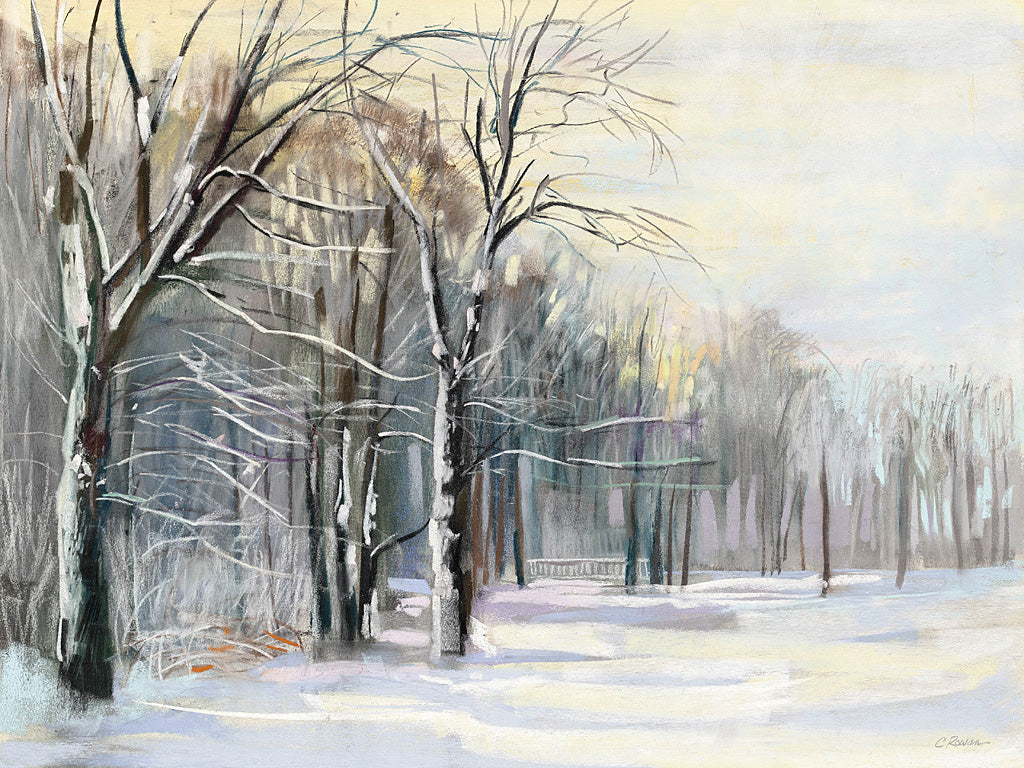 Reproduction of Winter in the Park by Carol Rowan - Wall Decor Art