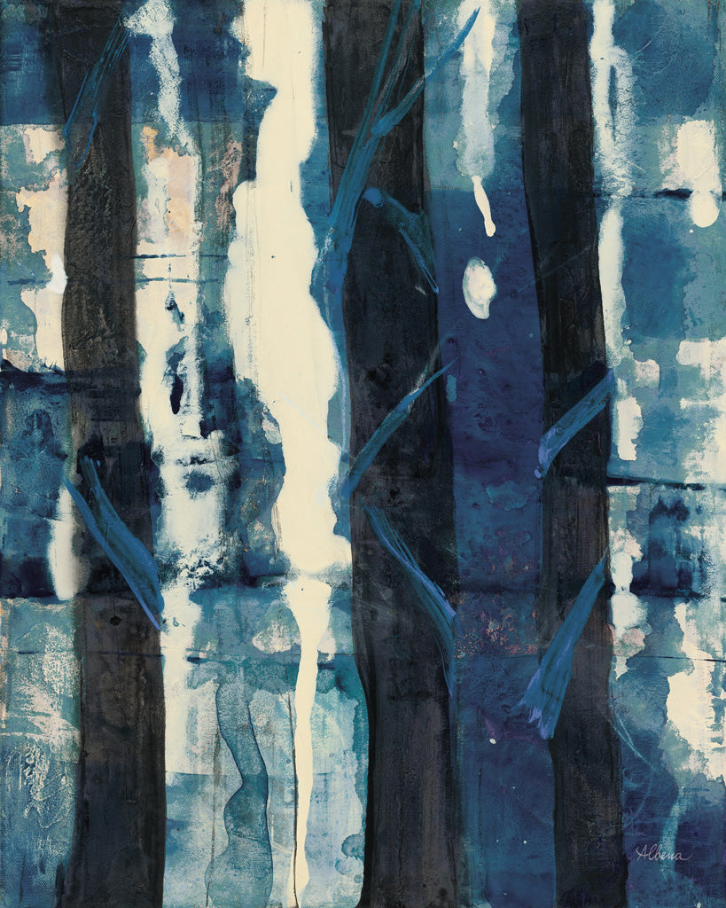 Reproduction of Deep Woods II Indigo by Albena Hristova - Wall Decor Art
