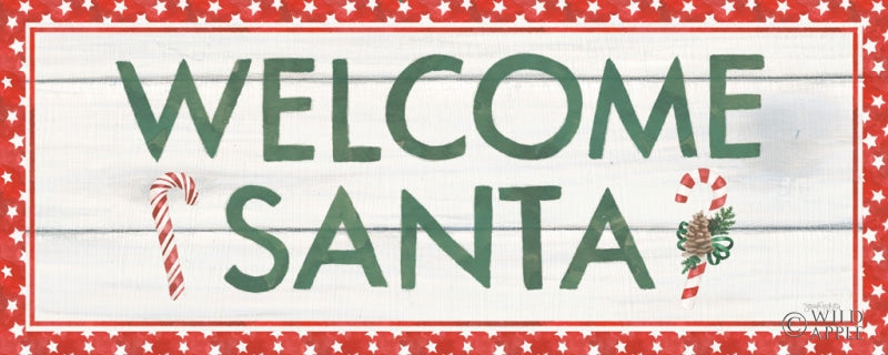 Reproduction of Welcome Christmas Sign II by Jenaya Jackson - Wall Decor Art
