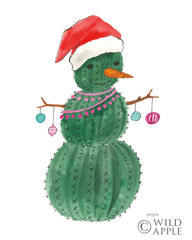 Reproduction of A Very Cactus Christmas I by Jenaya Jackson - Wall Decor Art