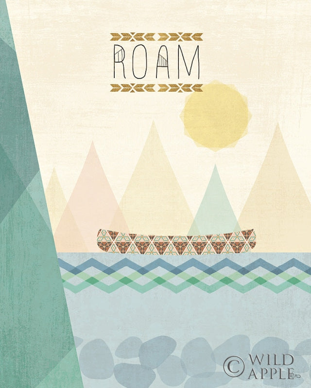 Reproduction of Outdoor Geo II by Veronique Charron - Wall Decor Art