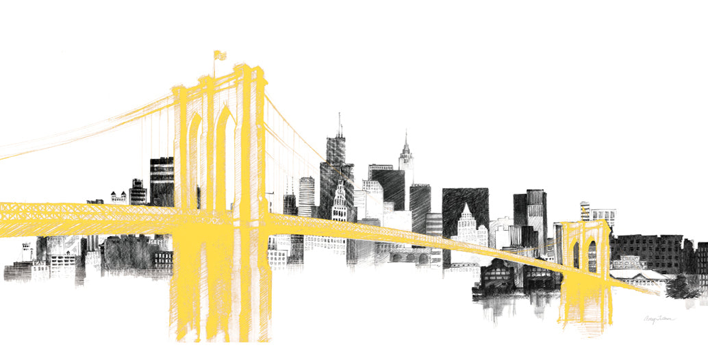 Reproduction of Skyline Crossing Yellow by Avery Tillmon - Wall Decor Art