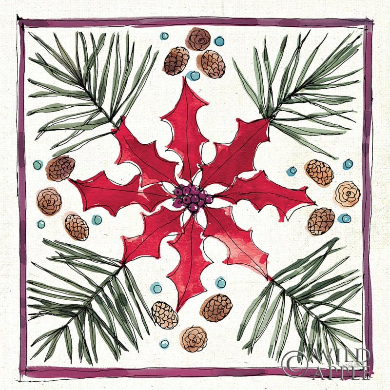 Reproduction of Seasonal Charm VII by Anne Tavoletti - Wall Decor Art