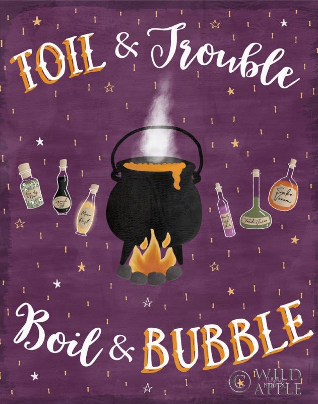 Reproduction of Haunted Halloween IV Vertical by Laura Marshall - Wall Decor Art