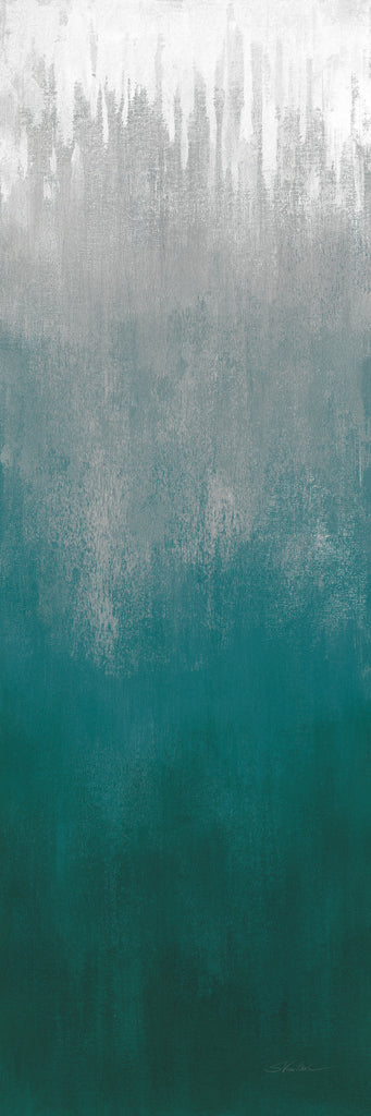 Reproduction of Silver Wave I Green by Silvia Vassileva - Wall Decor Art