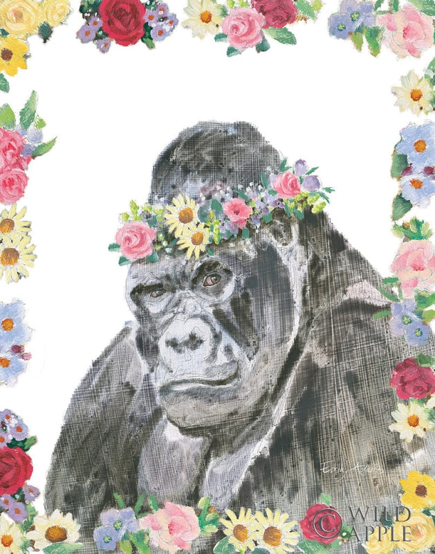 Reproduction of Flower Friends VI by Emily Adams - Wall Decor Art