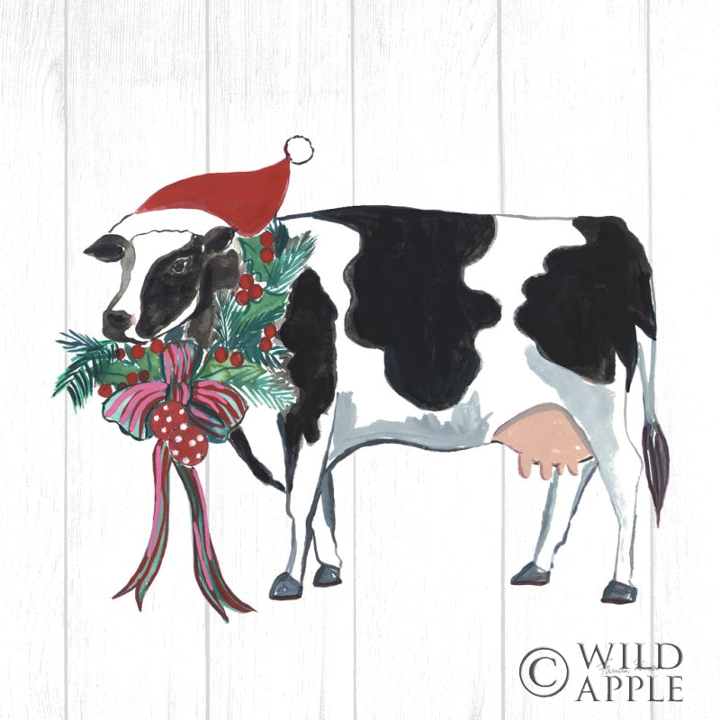 Reproduction of Holiday Farm Animals IV by Farida Zaman - Wall Decor Art