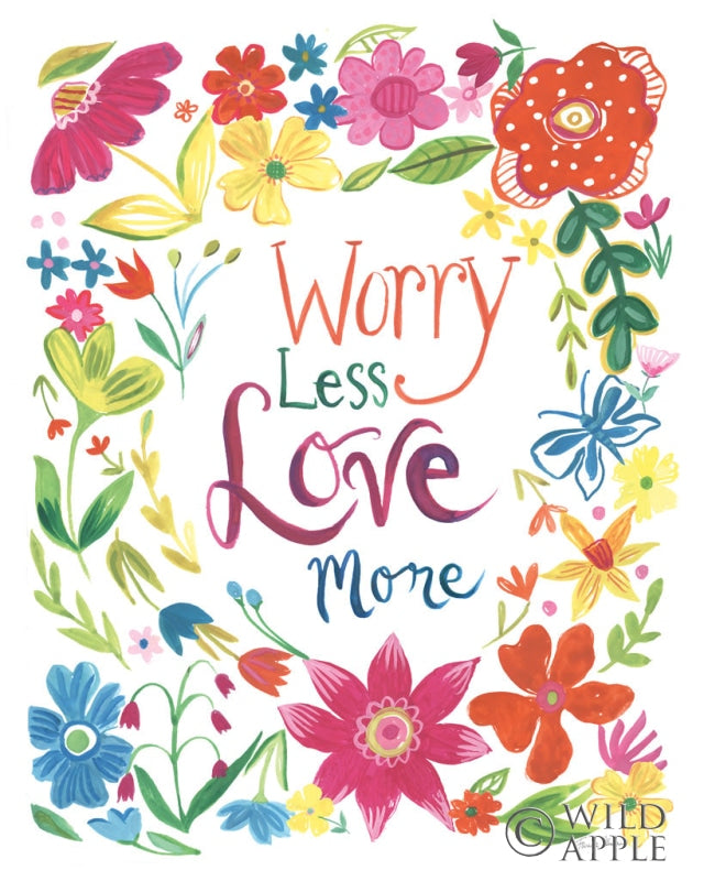 Reproduction of Floral Quote I by Farida Zaman - Wall Decor Art