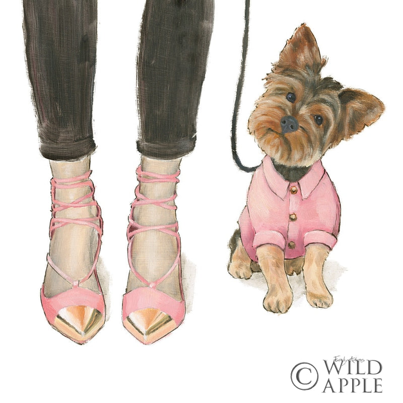 Reproduction of Furry Fashion Friends III by Emily Adams - Wall Decor Art