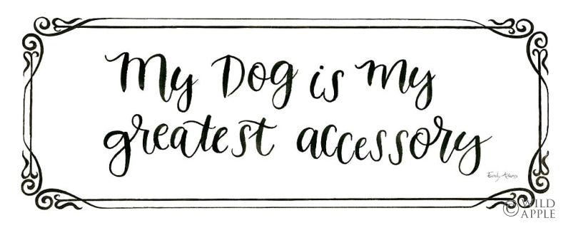 Reproduction of Furry Fashion Friends VII by Emily Adams - Wall Decor Art