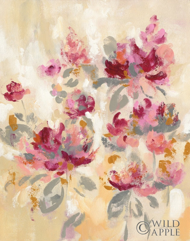 Reproduction of Floral Reflections II by Silvia Vassileva - Wall Decor Art