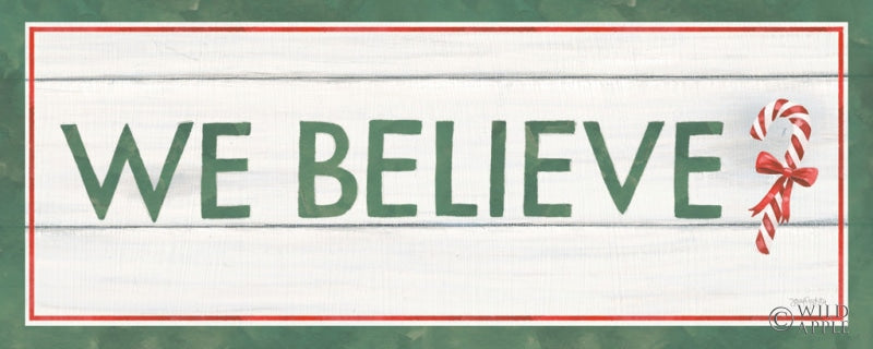 Reproduction of Welcome Christmas Sign III Green by Jenaya Jackson - Wall Decor Art