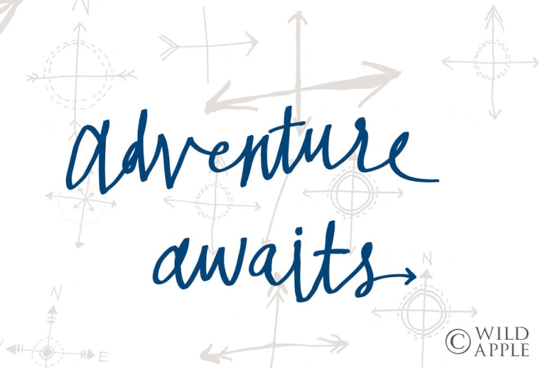 Reproduction of Adventure Awaits v2 by Wild Apple Portfolio - Wall Decor Art