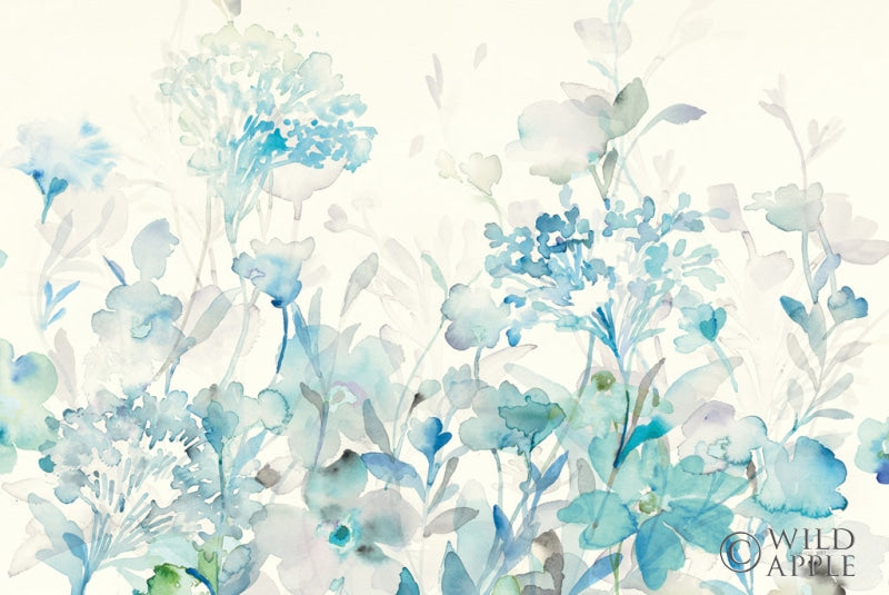Reproduction of Translucent Garden Blue Crop by Danhui Nai - Wall Decor Art
