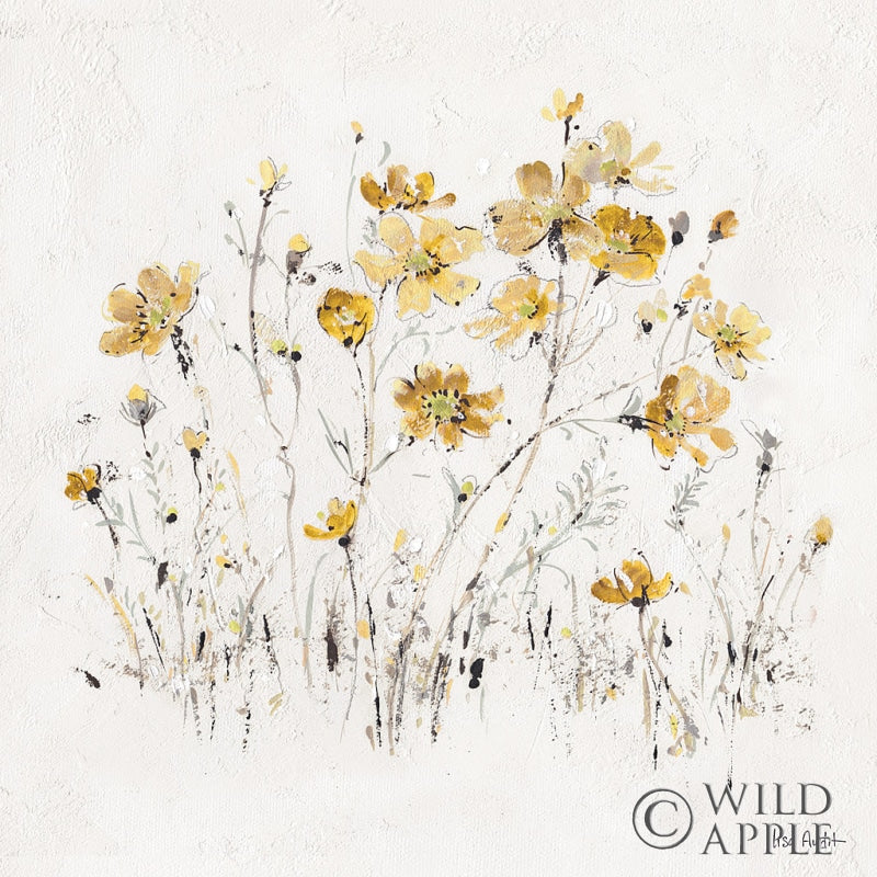 Reproduction of Wildflowers II Yellow by Lisa Audit - Wall Decor Art