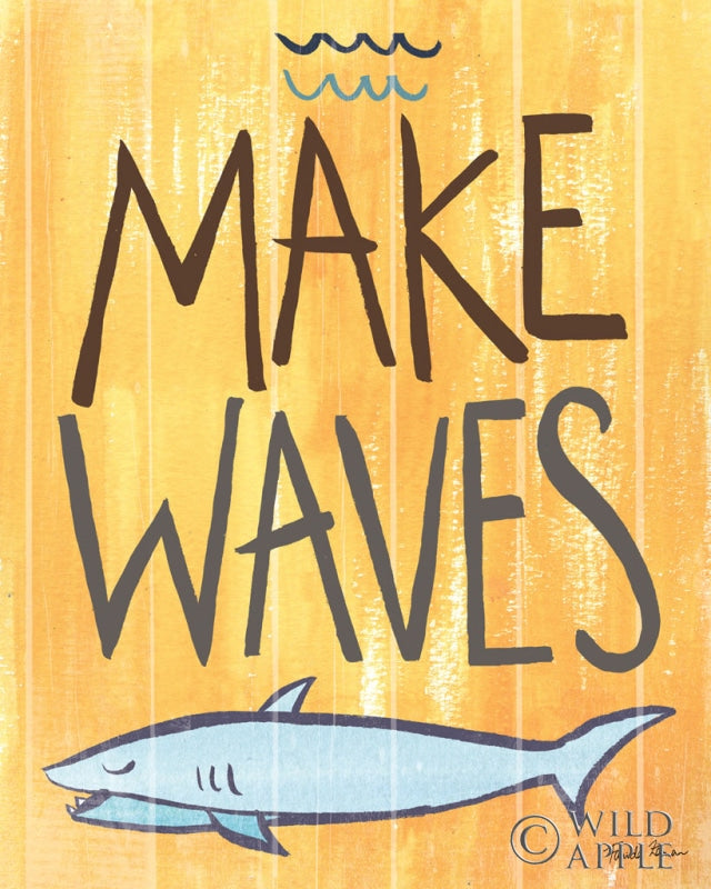 Reproduction of Make Waves IV by Farida Zaman - Wall Decor Art