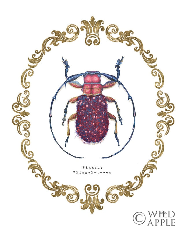 Reproduction of Adorning Coleoptera II by James Wiens - Wall Decor Art