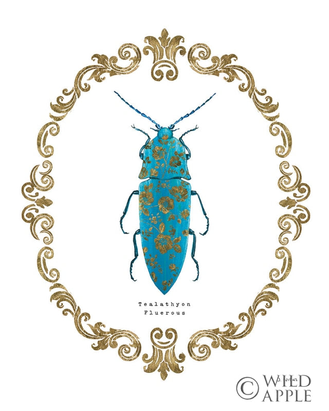 Reproduction of Adorning Coleoptera VIII by James Wiens - Wall Decor Art