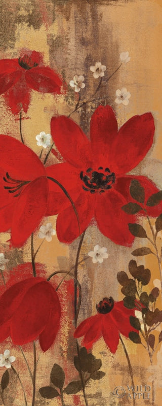 Reproduction of Floral Symphony Red II by Silvia Vassileva - Wall Decor Art