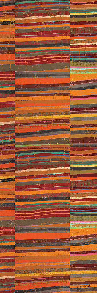 Reproduction of Spice Stripes Panel II by Cheryl Warrick - Wall Decor Art