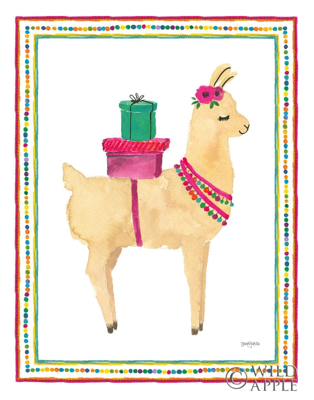 Reproduction of La La Llama I by Jenaya Jackson - Wall Decor Art
