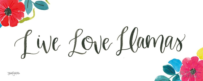 Reproduction of La La Llama VIII by Jenaya Jackson - Wall Decor Art