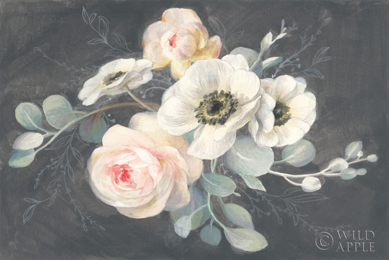 Reproduction of Roses and Anemones by Danhui Nai - Wall Decor Art