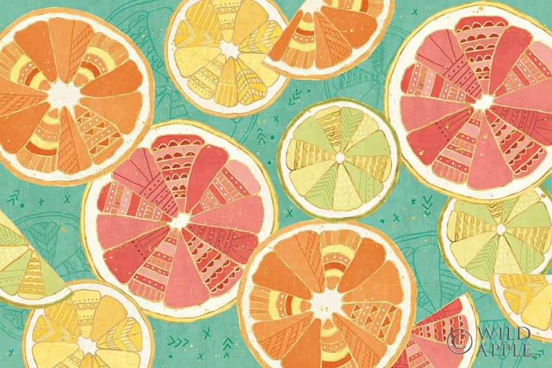 Reproduction of Citrus Splash XI by Veronique Charron - Wall Decor Art