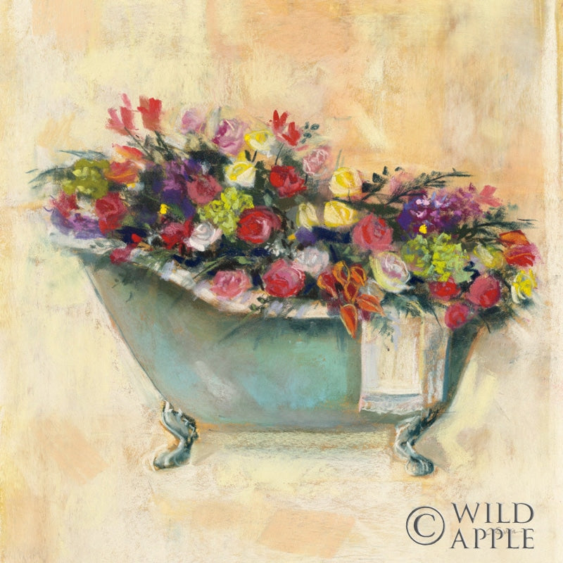 Reproduction of Bathtub Bouquet I by Carol Rowan - Wall Decor Art