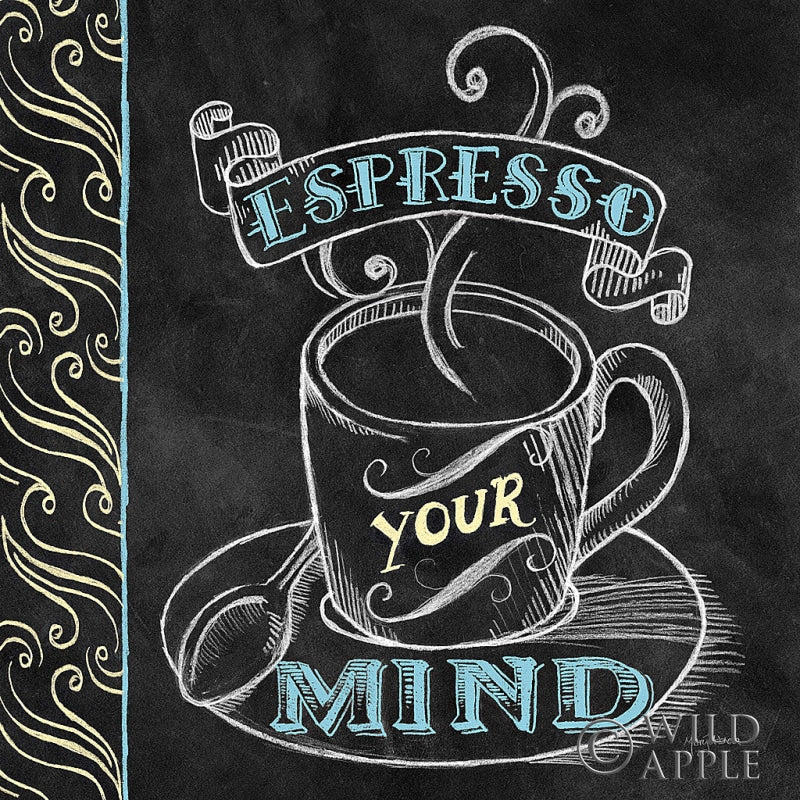 Reproduction of Espresso Your Mind Color by Mary Urban - Wall Decor Art