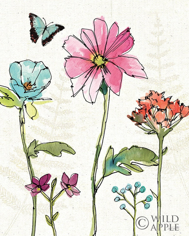 Reproduction of Simply Petals VII by Anne Tavoletti - Wall Decor Art