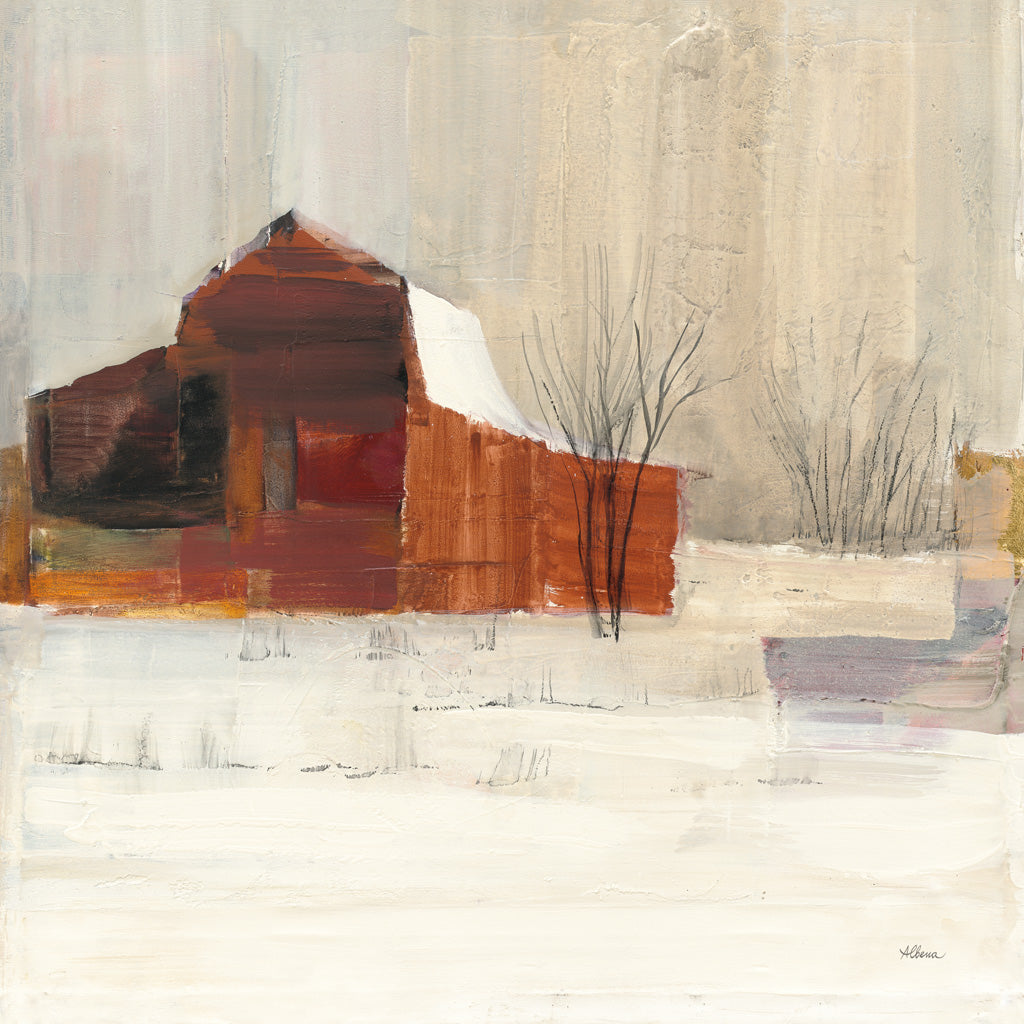 Reproduction of Winter on the Farm by Albena Hristova - Wall Decor Art