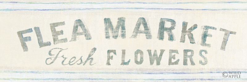 Reproduction of Floursack Florals XII Crop by Danhui Nai - Wall Decor Art