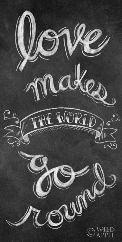 Reproduction of Love Makes The World Go Round by Mary Urban - Wall Decor Art