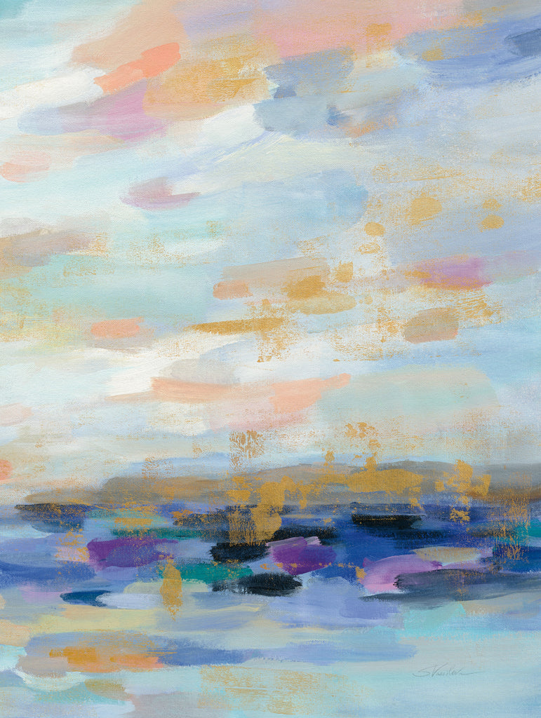 Reproduction of Golden Sunrise III by Silvia Vassileva - Wall Decor Art