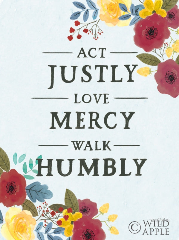 Reproduction of Scripture for Life I Watercolor by Jenaya Jackson - Wall Decor Art