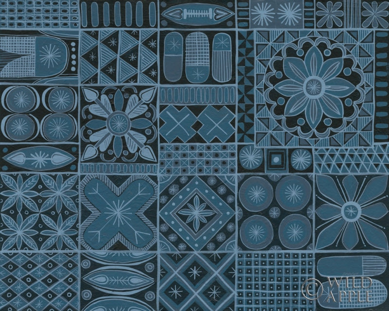 Reproduction of Adire VII by Kathrine Lovell - Wall Decor Art