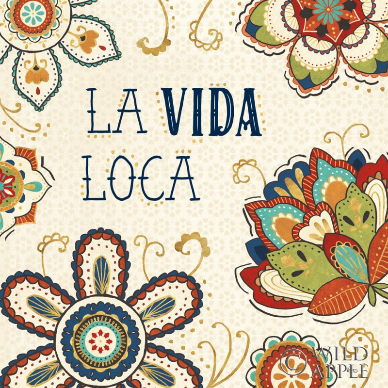 Reproduction of La Vida Loca II by Veronique Charron - Wall Decor Art
