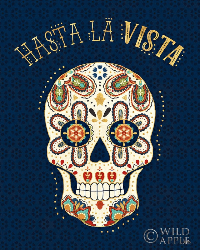 Reproduction of La Vida Loca V Blue by Veronique Charron - Wall Decor Art