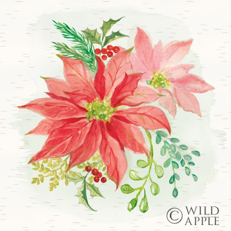 Reproduction of Winter Blooms II by Sue Schlabach - Wall Decor Art
