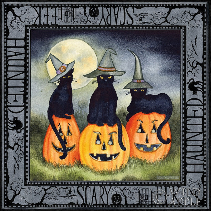 Reproduction of Haunting Halloween Night II by Kathleen Parr McKenna - Wall Decor Art