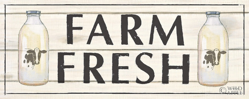 Reproduction of Country Cow II by James Wiens - Wall Decor Art