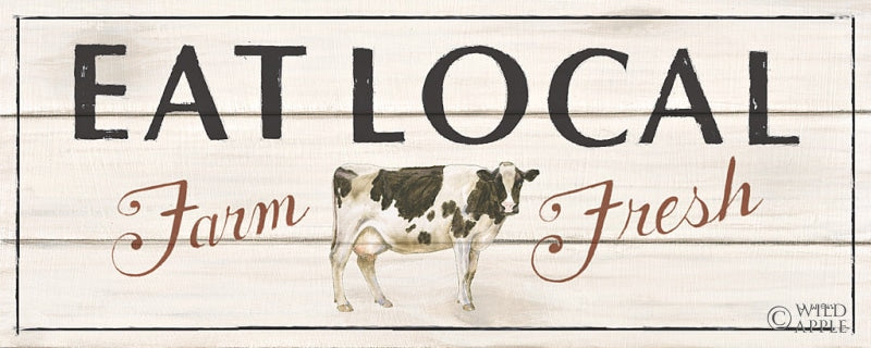 Reproduction of Country Cow III by James Wiens - Wall Decor Art